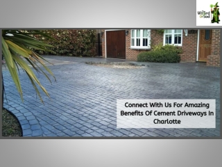 Connect With Us For Amazing Benefits Of Cement Driveways In Charlotte