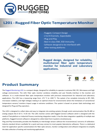[PDF] Temperature Monitoring during Catheter, Electrosurgery & Tissue Ablation | L201