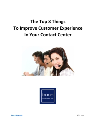 Top 8 Things to Improve Customer Experience in Your Contact Center