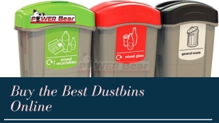 Why Material matters Recycling bins and trash bins?