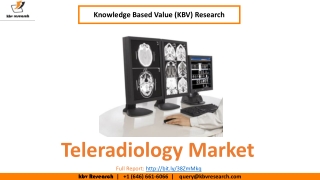 Teleradiology Market Size- KBV Research