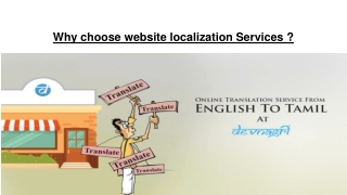 Why choose website localization Services ?