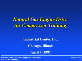Natural Gas Engine Drive Air Compressor Training