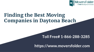 Find Best Moving Companies in Daytona Beach for your Move