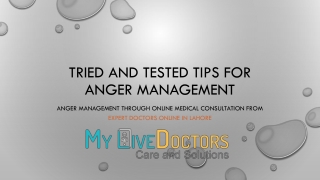 TRIED AND TESTED TIPS FOR ANGER MANAGEMENT