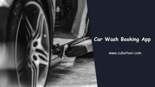 On Demand Car Wash Booking App