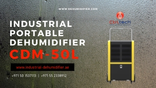 CDM-50L Industrial Dehumidifier #Dehumidiifer #IndustrialDehumidifier