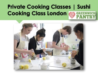 Private Cooking Classes | Sushi Cooking Class London