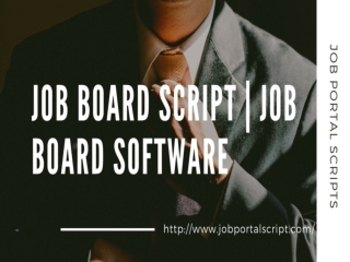 Job Board Script | Job Board Software | Job Portal Scripts
