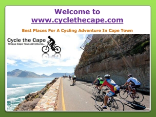 Best Places For A Cycling Adventure In Cape Town
