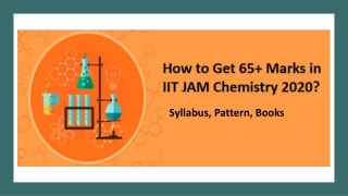 IIT JAM Chemistry - Know the Important Details Here
