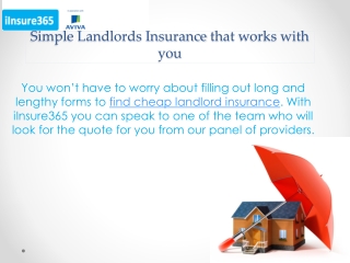 Landlord Home Insurance