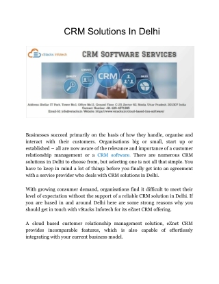 CRM Software Services