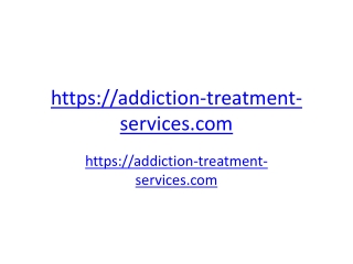 Drug and Alcohol Rehab Resources - Addiction Treatment Services