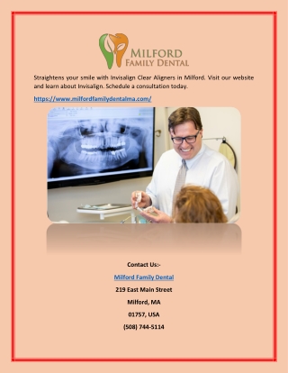 Milford Dentists - Milfordfamilydentalma.com