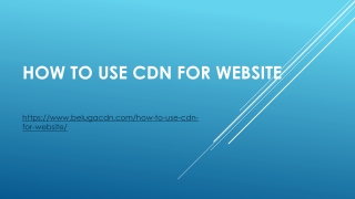 Use CDN for Website | BelugaCDN