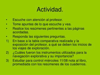 Actividad.