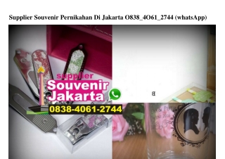 Supplier Souvenir Pernikahan Di Jakarta 0838–4061–2744[wa]