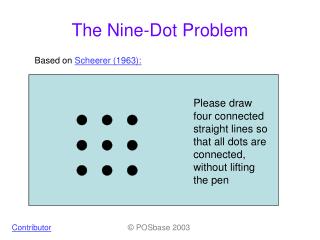 The Nine-Dot Problem