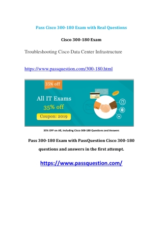 Cisco 300-180 Free Exam Questions V14.02 - PassQuestion Real Q&As