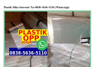 Plastik Mika Souvenir Tas 0838~5636~5110[wa]