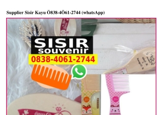 Supplier Sisir Kayu 0838-406I-2744[wa]