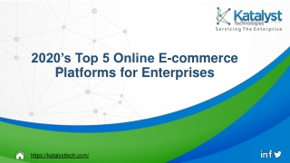2020’s Top 5 Online E-commerce Platforms for Enterprises