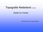 Topografie Nederland 2 dia s