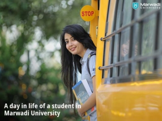 A day in life of a student at Marwadi University