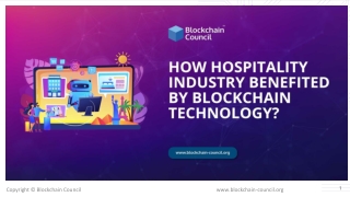 How hospitality industry benefited by Blockchain Technology