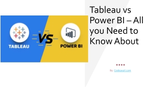 Tableau vs Power BI – All you Need to Know About
