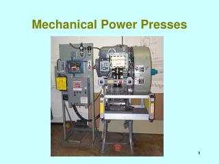 Mechanical Power Presses