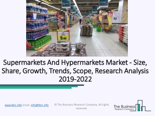 Supermarkets And Hypermarkets Market Competitive Dynamics And Global Outlook 2022