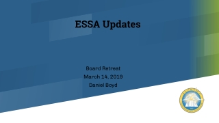 ESSA  Updates