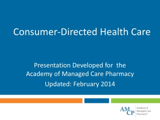 Consumer-Directed Health Care