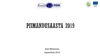 Piimandusaasta 2019