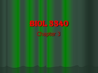 BIOL 3340