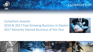 CompTech Awards 2016 &amp; 2017 Fast Growing Business in Dayton