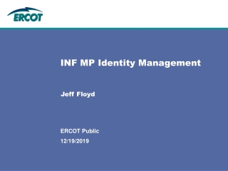 INF MP Identity Management