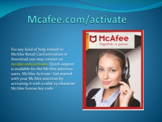 McAfee Total Protection - Activate
