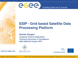 ESIP - Grid based Satellite Data Processing Platform