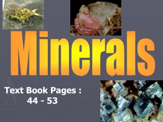 Minerals