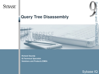 Query Tree Disassembly