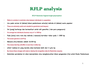 RFLP analysis