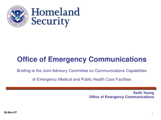 Keith Young Office of Emergency Communications