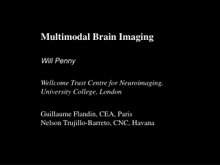 Multimodal Brain Imaging