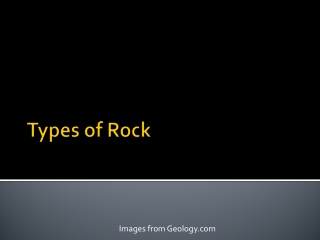 Types of Rock