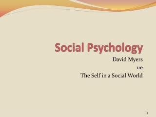 Social Psychology