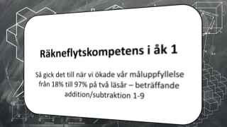 Räkneflytskompetens  i åk 1