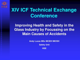 XIV ICF Technical Exchange Conference